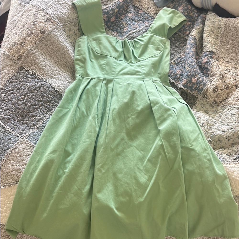 Calvin Klein Green Midi Dress